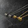 Personalised Oversized Dumbbell Necklace, thumbnail 2 of 7