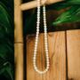 Mens Freshwater Pearl Chain Necklace, thumbnail 3 of 8