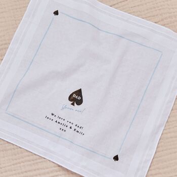 Personalised Father's Day Ace Hanky, 3 of 3