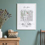 'Our Sweet Home' Vintage Location Map Print, thumbnail 2 of 10