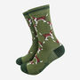 Cocker Spaniel Dogs Men's Bamboo Socks Green, thumbnail 1 of 4