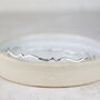Sterling Silver Geo Scroll Bangle, thumbnail 3 of 5