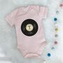 'Totally Awesome Records' Personalised Babygrow, thumbnail 5 of 8