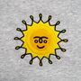 Morning Sun Embroidered Sweatshirt Marl Grey, thumbnail 4 of 6