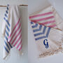 Anniversary Gift Set, Beach Towel And Leather Strap, thumbnail 9 of 9