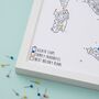Personalised Italy Pinboard Map With Pins, thumbnail 3 of 10