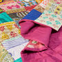 Handmade Kantha Patchwork Quilted Bedspread Cover Throw, thumbnail 2 of 6