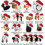 Personalised Dog Christmas Winter Decoration, thumbnail 2 of 12