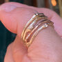 Solid Gold Rose Twig Ring, thumbnail 6 of 6