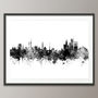 Delhi India Skyline Cityscape Art Print, thumbnail 3 of 8