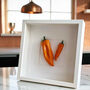 Ceramic Kitchen Wall Art: Orange Peppers, thumbnail 1 of 7
