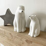 Concrete Polar Bear Ornaments, thumbnail 1 of 5