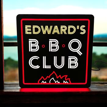 Personalised BBQ Lightbox, 5 of 5