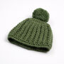 Pompom Hat Crochet Kit, thumbnail 6 of 12