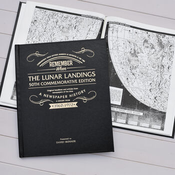 Lunar Landings Personalised Iconic History Book, 12 of 12