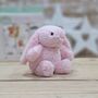 Pink Bunny Soft Toy, thumbnail 1 of 3