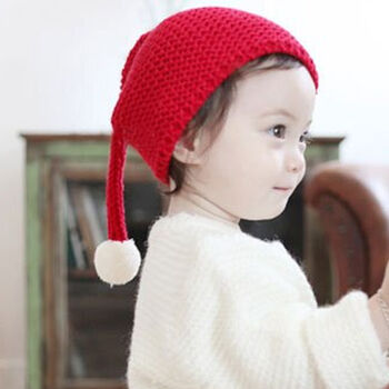 Pom Pom Knit Childrens Hat, 4 of 12