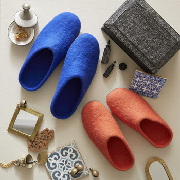 Fair Trade Unisex Eco Felt Mule Slippers Ltd Edition Ss, 8 of 12