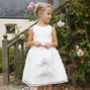 Personalised Rose Wedding Flower Girl Bag, thumbnail 1 of 4