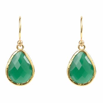 Petite Drop Earring Gold Plated 925 Sterling Silver, 4 of 7