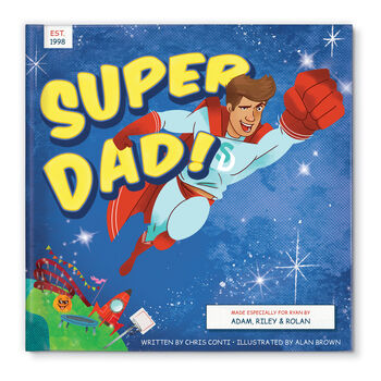 Personalised Children's Book, Super Dad, 2 of 8