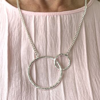 Two Ring Statement Necklace, 2 of 7
