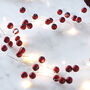 Red Berry LED Light Garland, thumbnail 2 of 2
