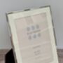 Sixtrees Silver Plated Photo Frame With Aperture, Eight X Ten, thumbnail 1 of 3