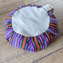 Round Meditation Cushion Cover, Yoga Bolster Pillow, thumbnail 4 of 5