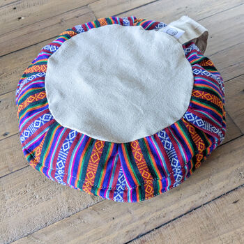 Round Meditation Cushion Cover, Yoga Bolster Pillow, 4 of 5