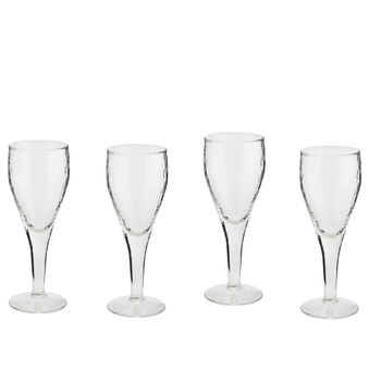 Set Of Four Hammered Wine Glasses, 4 of 4