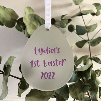 Baby's 1st Easter 2024 Keepsake Decoration Card, 4 of 5