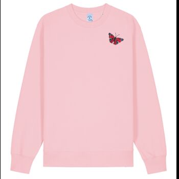 Organic Cotton Peacock Butterfly Sweatshirt, 4 of 12