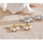 Monaco D’or Pearl Gold Jumbo Vintage Ball Drop Earrings, thumbnail 3 of 4