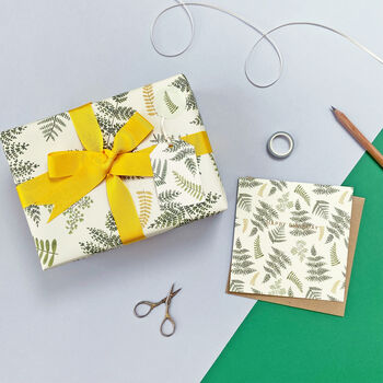 Luxury Fern Wrapping Paper/Gift Wrap, 5 of 9