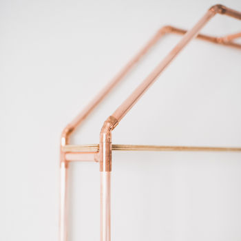Copper Octagon Shelf Wall Hanging, 5 of 6