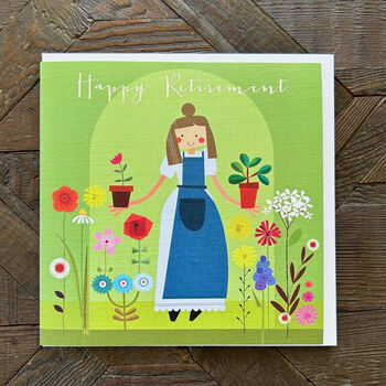 Silver Foiled Retirement Card, 5 of 5