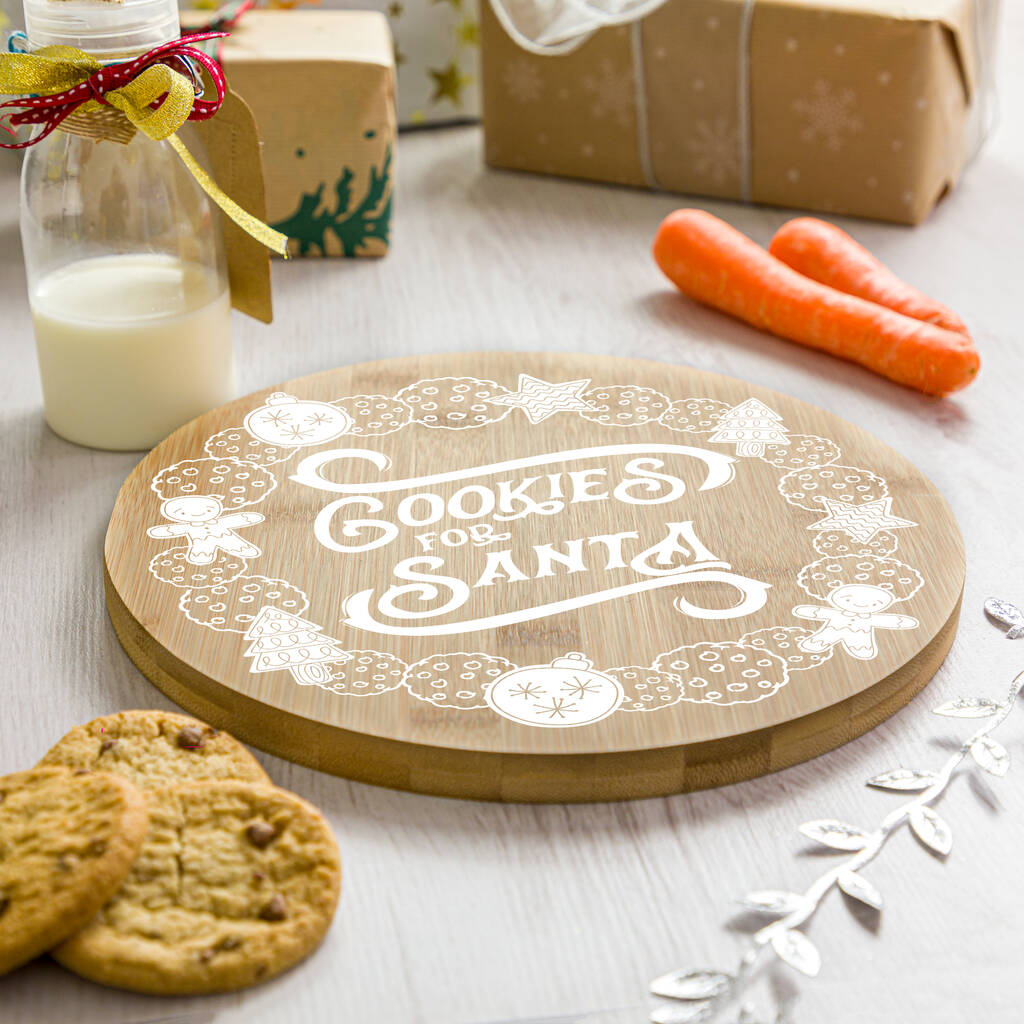 Christmas Eve Plate Cookies For Santa By Mirrorin