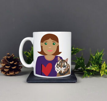 Personalised Crazy Cat Lady Mug, 5 of 12