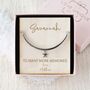 Silver Crystal Star Drawstring Bracelet In Personalised Gift Box, thumbnail 1 of 6