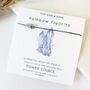 Rainbow Fluorite Worry Crystal Wish String Bracelet, thumbnail 1 of 6