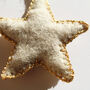 Hand Embroidered Star Christmas Decoration, thumbnail 12 of 12