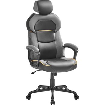 Adjustable Gaming Office Chair With Headrest And Tilt, 7 of 7