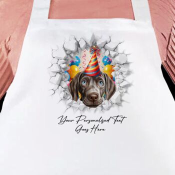 Personalised Weimaraner Birthday Break Through, 3 of 8