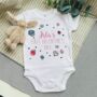 Personalised First Valentine's Day Baby Vest, thumbnail 1 of 2