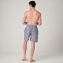 Men's 'Red Pop' Stripe Crisp Cotton Pyjama Shorts, thumbnail 3 of 4