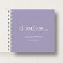 Personalised 'Doodles' Small Sketchbook, thumbnail 8 of 11