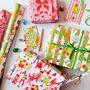 Christmas Wrapping Paper Mix And Match Designs, thumbnail 1 of 12