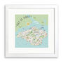 Map Of The Isle Of Wight Print By Hilary Yafai, thumbnail 4 of 8