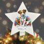 Personalised Jack Russell In Christmas Lights, thumbnail 5 of 10